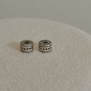 Pandora star diamond Spacers (set of 2)
